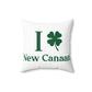 I Clover New Canaan Spun Polyester Square Pillow