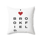 Brookfield Vision Spun Polyester Square Pillow