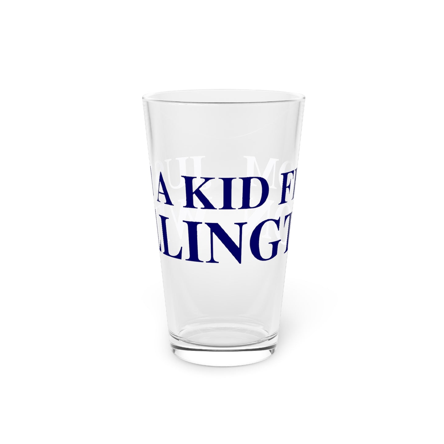 Just a kid from Willington Pint Glass, 16oz