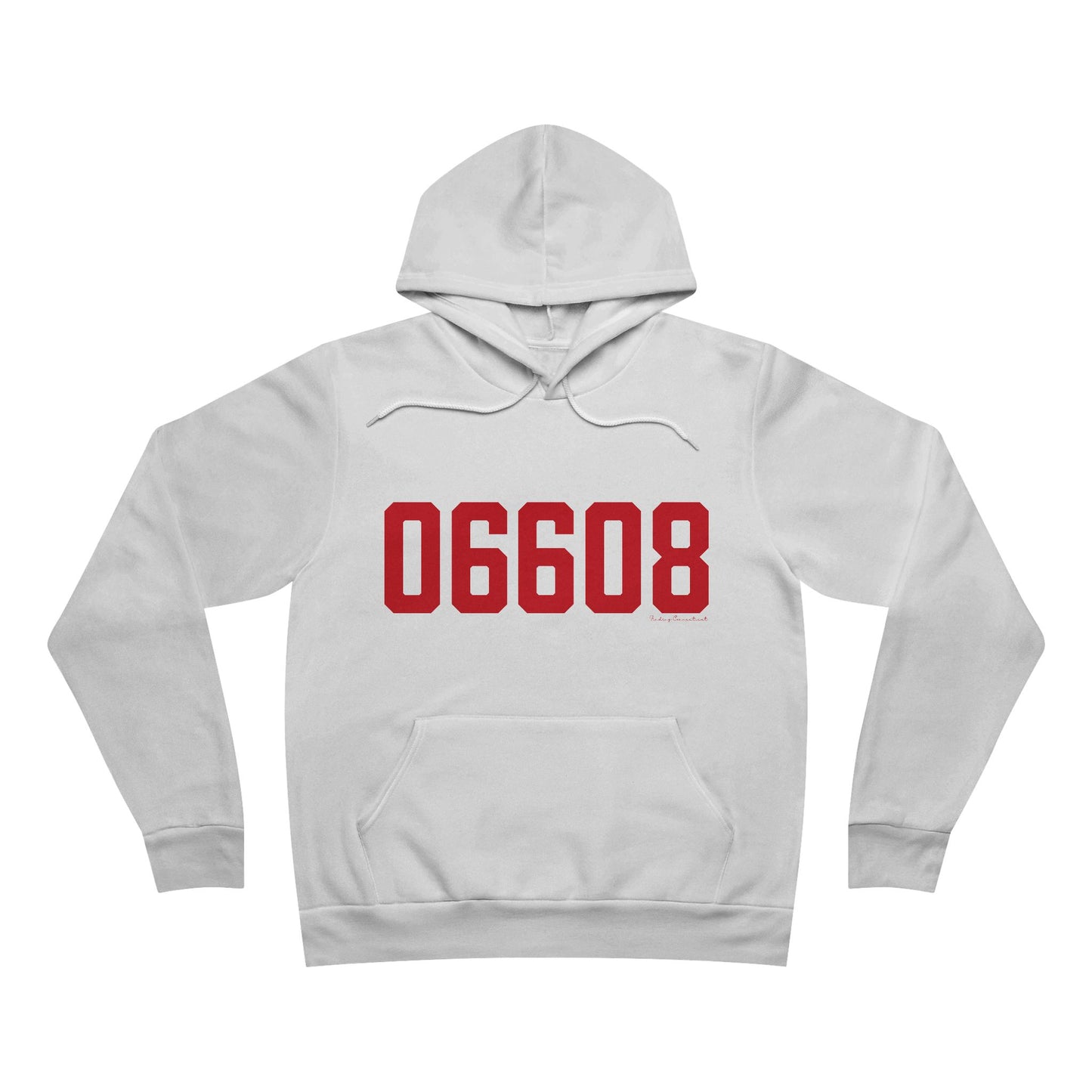 06608 Bridgeport Connecticut Zip Code Unisex Sponge Fleece Pullover Hoodie Sweatshirt