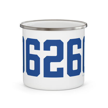 06260 Putnam Connecticut Zip Code Enamel Camping Mug