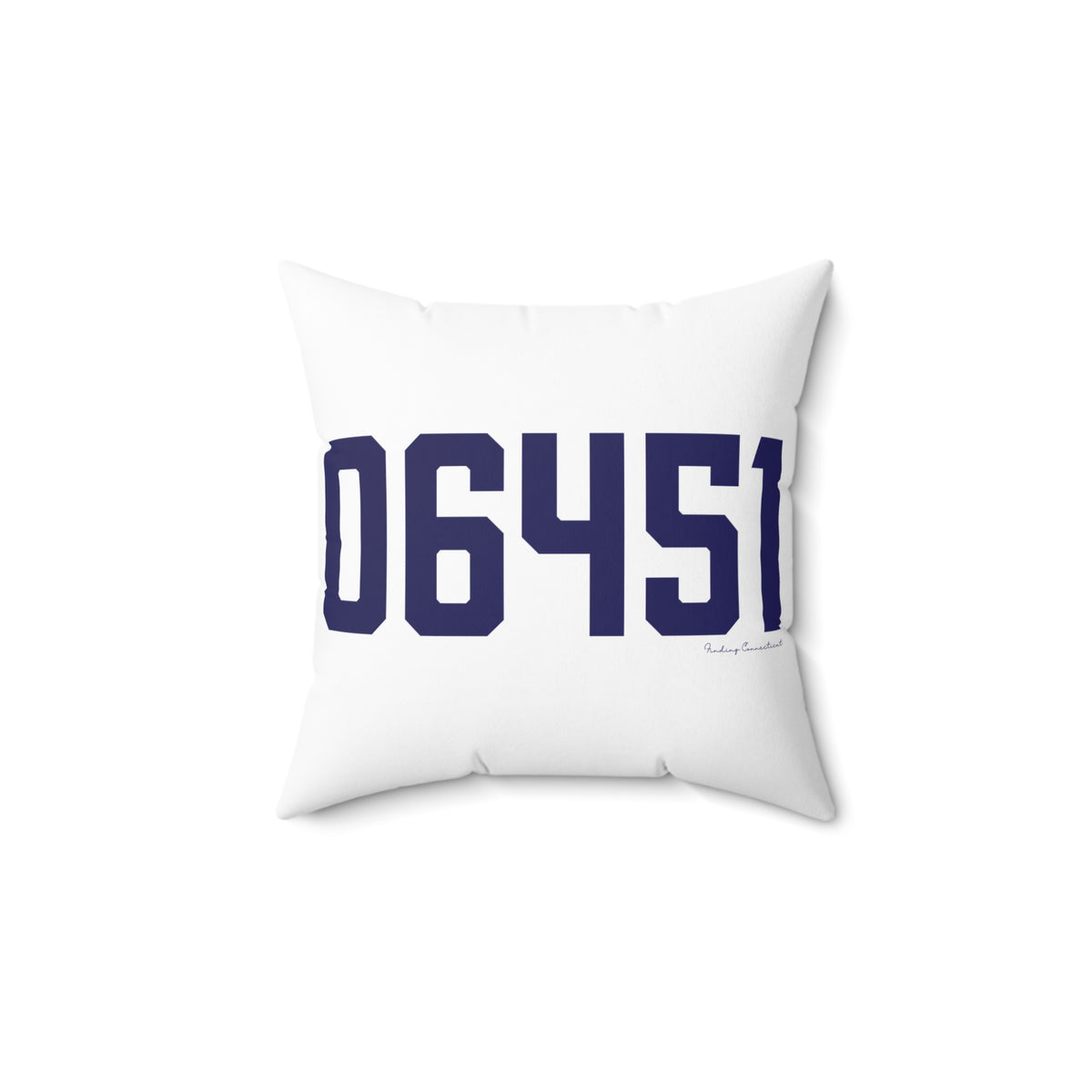 06451 Meriden Connecticut Zip Code Polyester Square Pillow