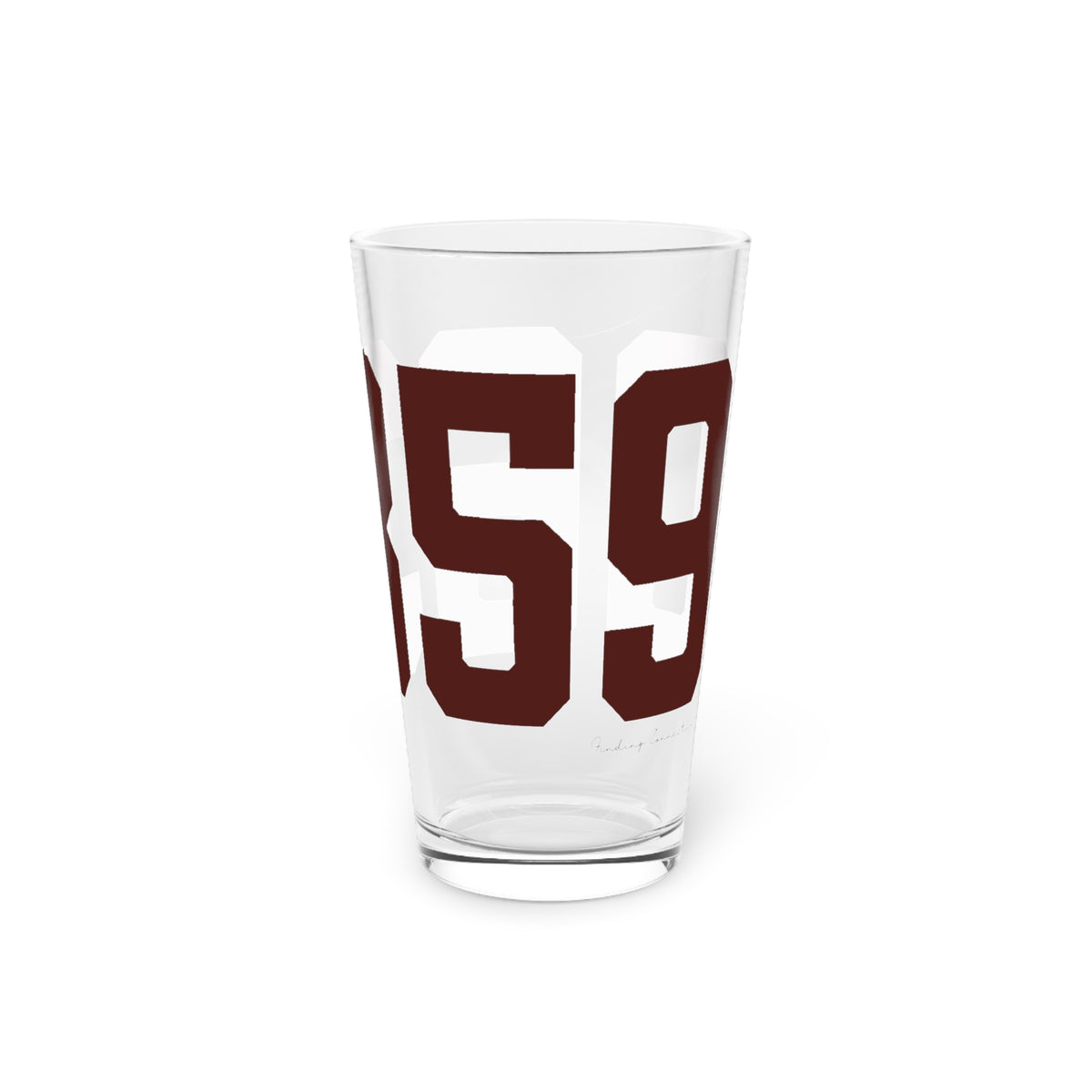 06359 North Stonington Connecticut Zip Code Pint Glass, 16oz