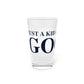 Just a kid listening to Goose Pint Glass, 16oz