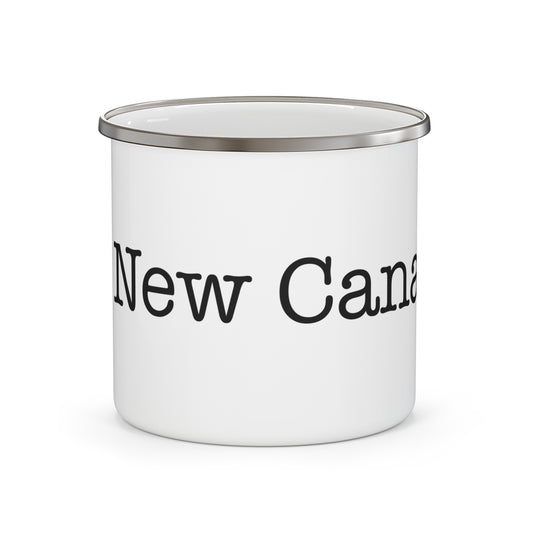 I Heart New Canaan. Enamel Camping Mug