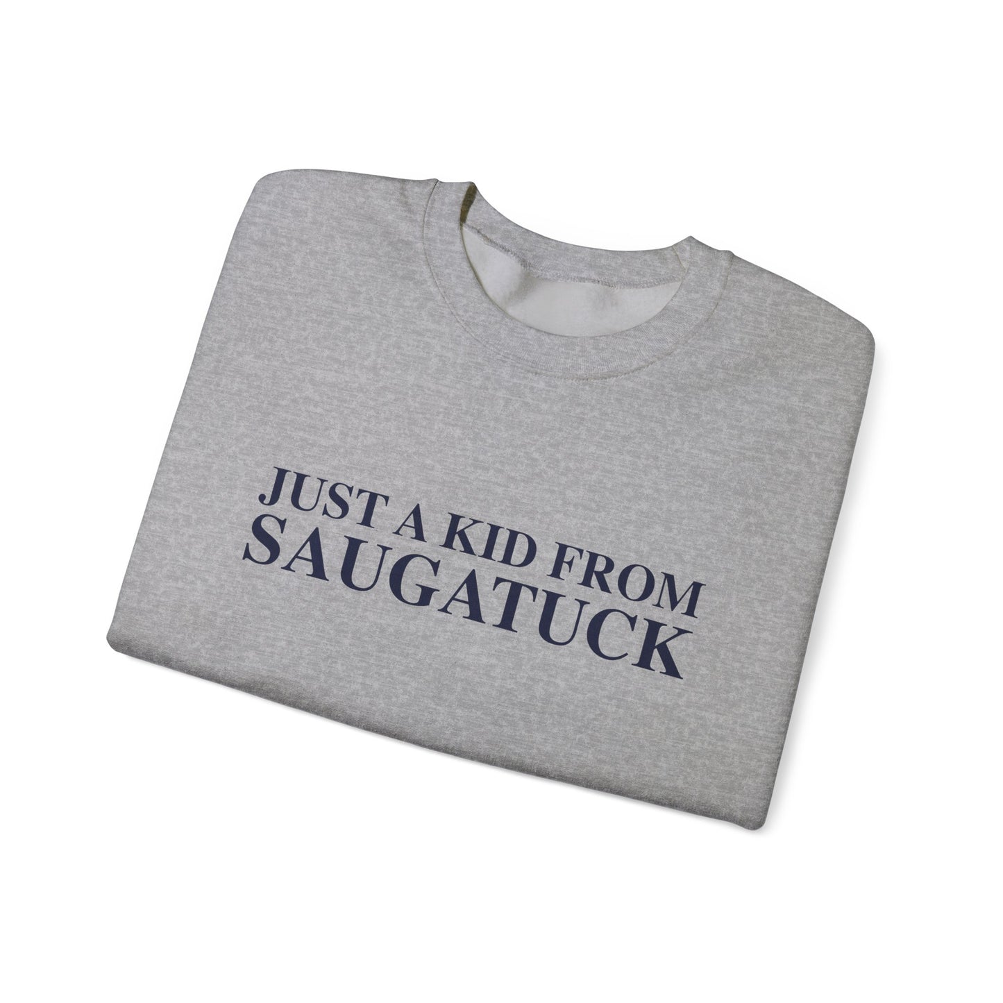 Just a kid from Saugatuck Unisex Heavy Blend™ Crewneck Sweatshirt