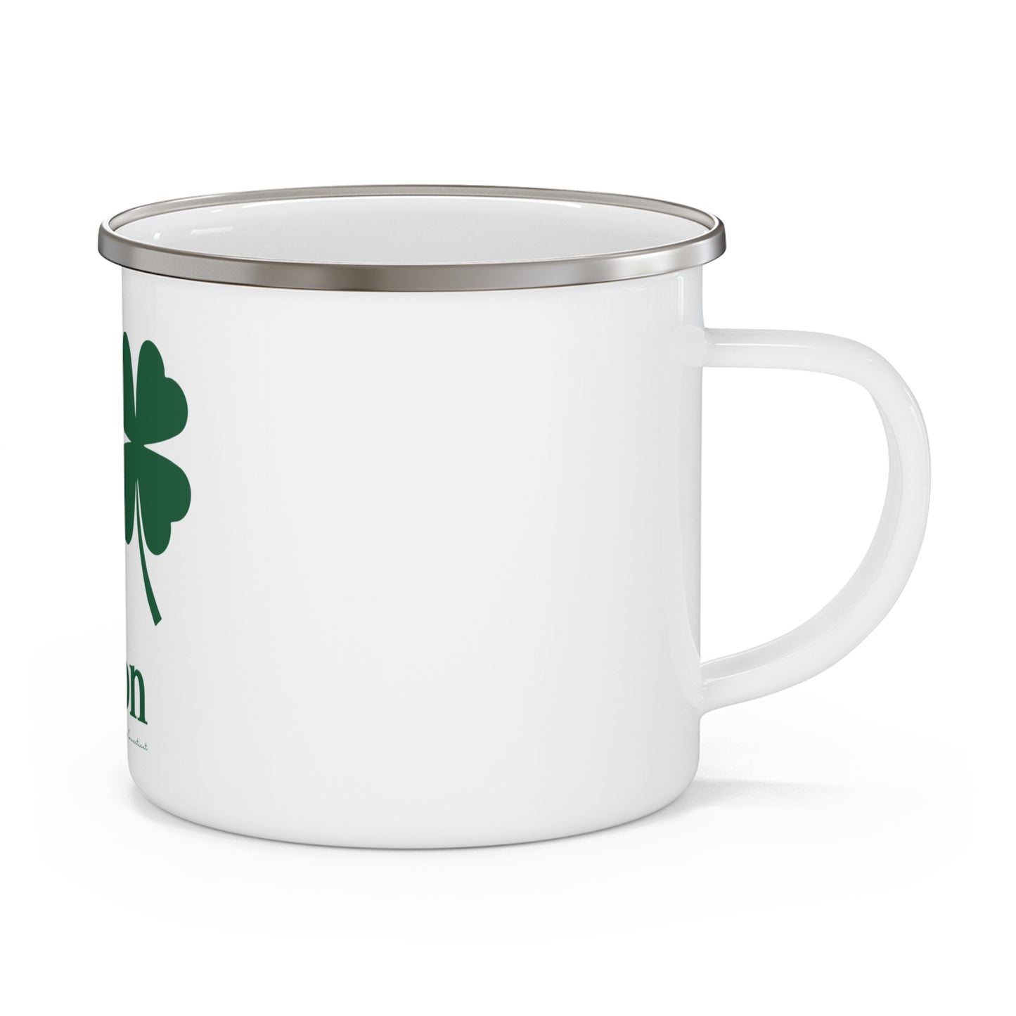 I Clover Union Enamel Camping Mug