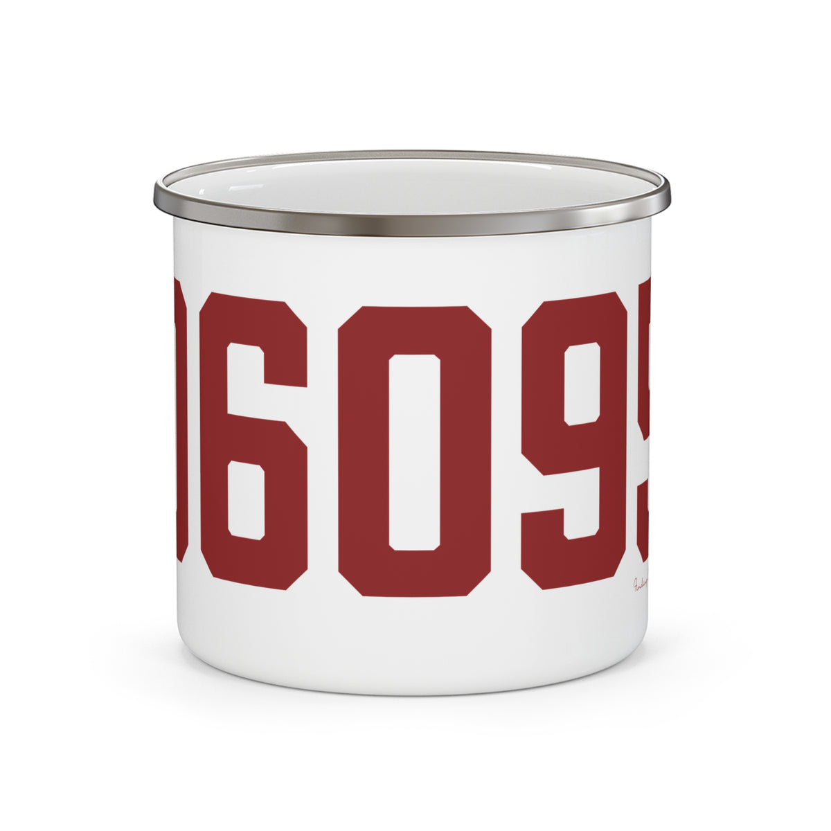 06095 Windsor Connecticut Zip Code Enamel Camping Mug