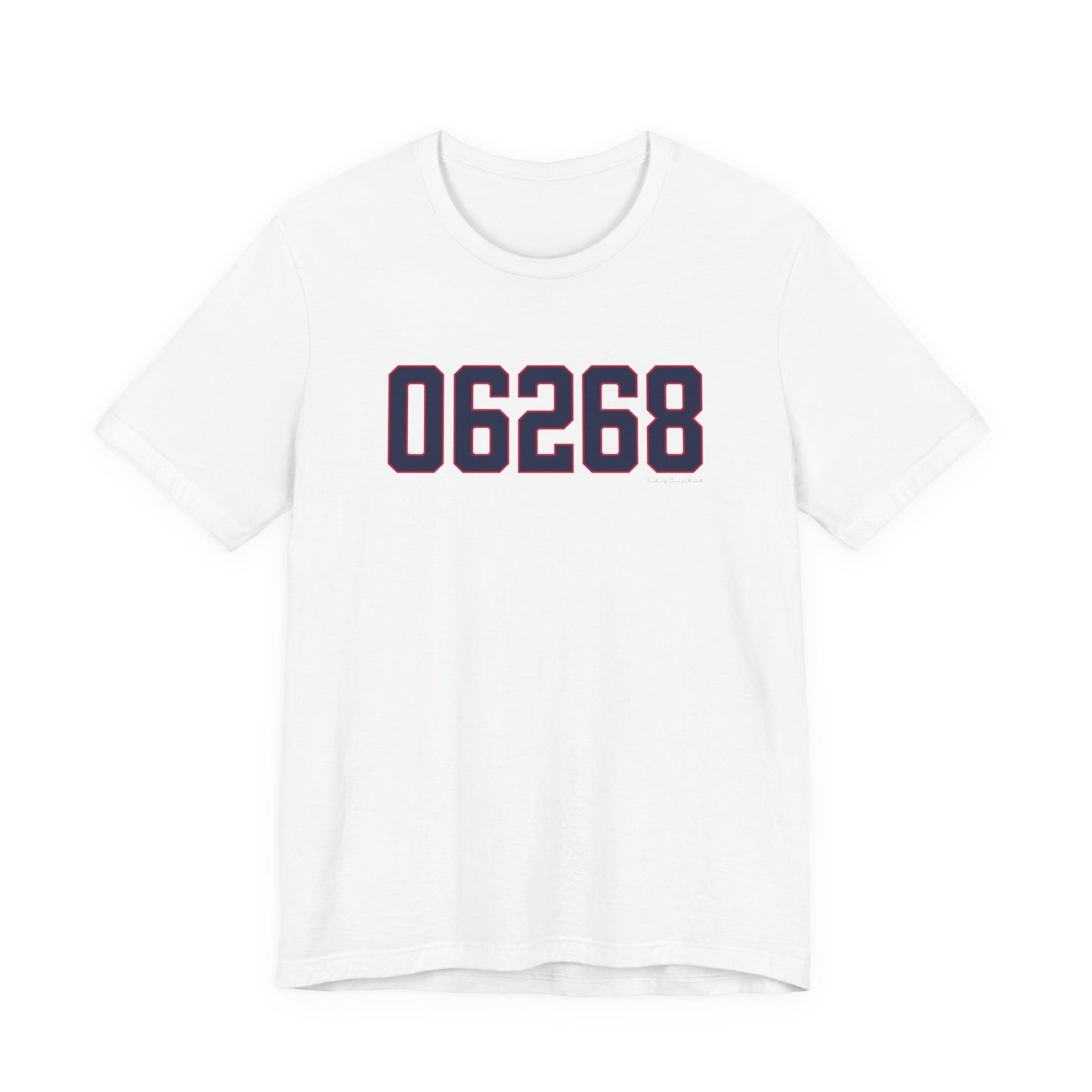 06268 Storrs Connecticut Zip Code Unisex Jersey Short Sleeve T-Shirt