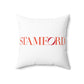 41 Tilt Stamford Spun Polyester Square Pillow