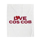 Love Cos Cob Velveteen Plush Blanket