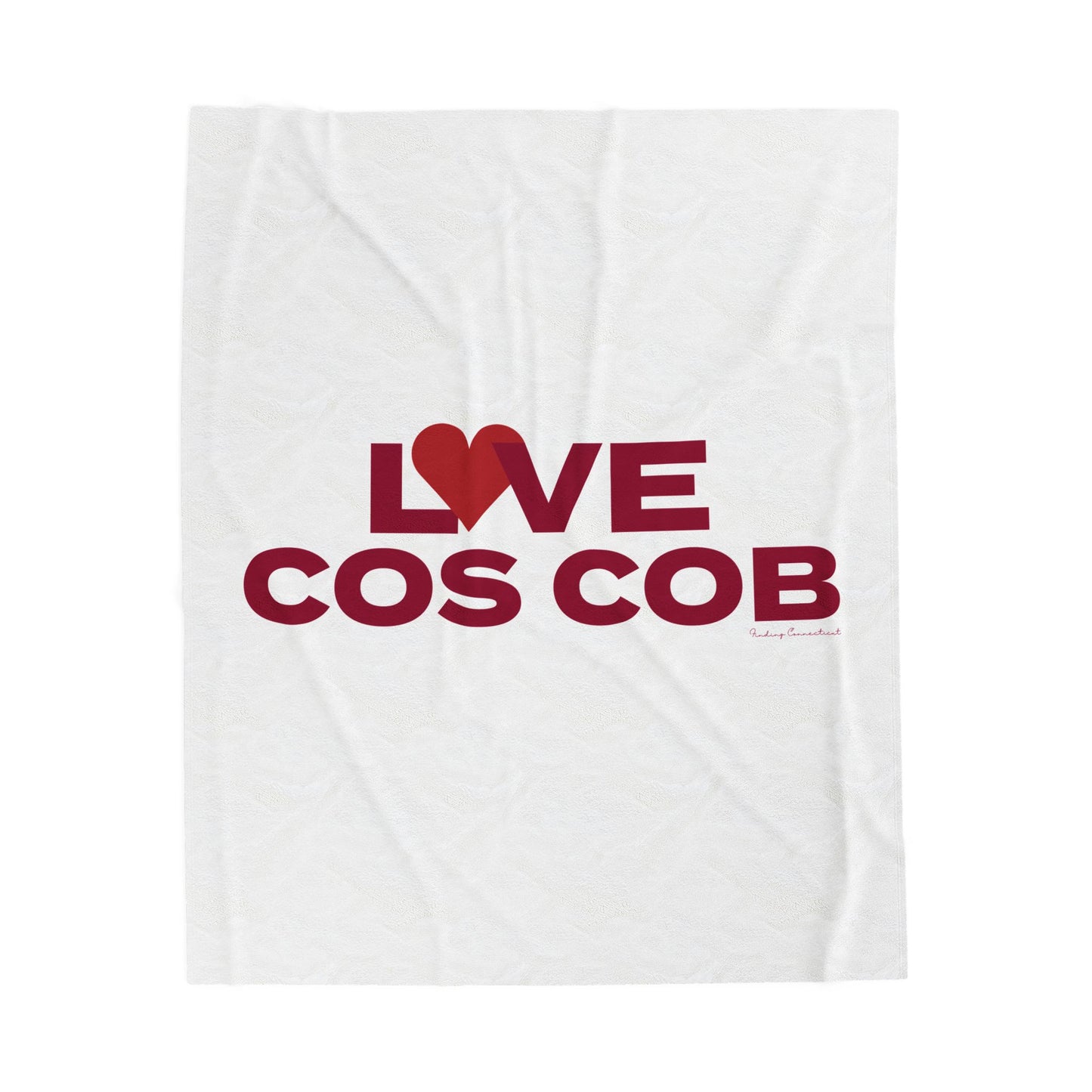 Love Cos Cob Velveteen Plush Blanket