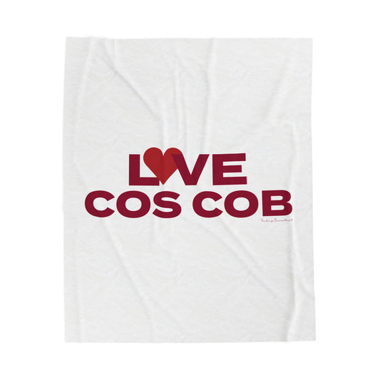 Love Cos Cob Velveteen Plush Blanket