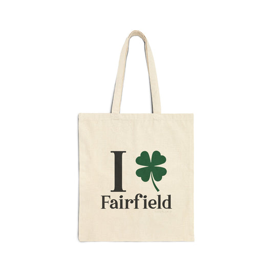 I Clover Fairfield Cotton Canvas Tote Bag
