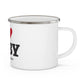 I Heart DNBY Enamel Camping Mug