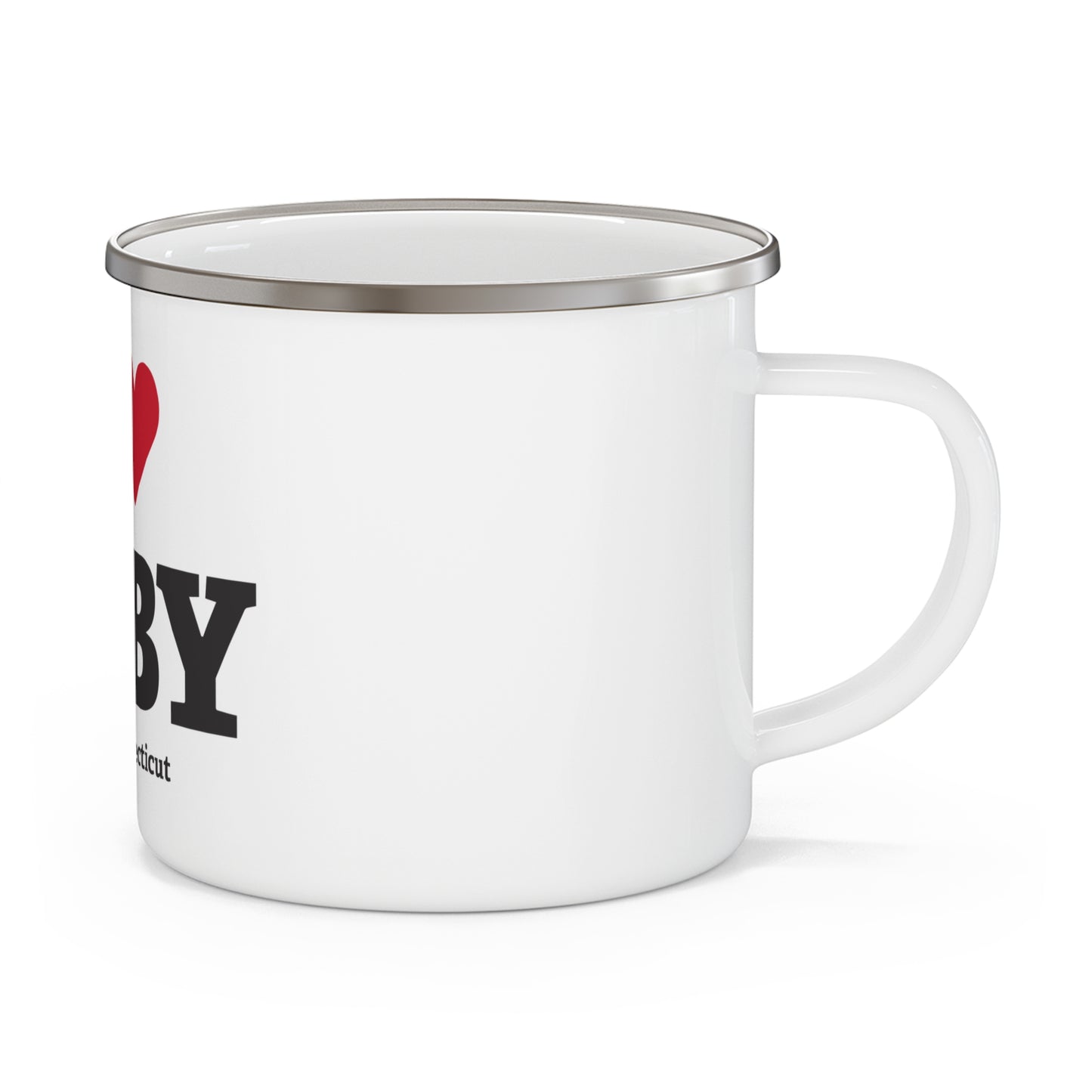 I Heart DNBY Enamel Camping Mug