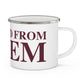 Just a kid from Salem Enamel Camping Mug