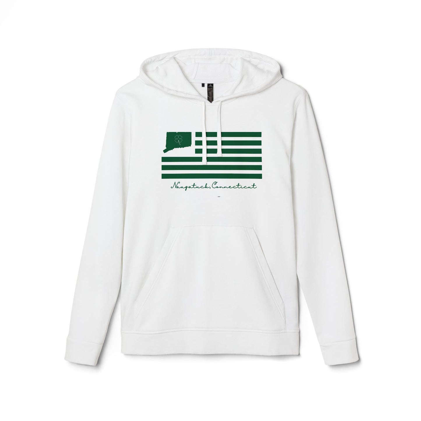 Naugatuck Connecticut St Patrick’s Day Flag adidas Unisex Fleece Hoodie