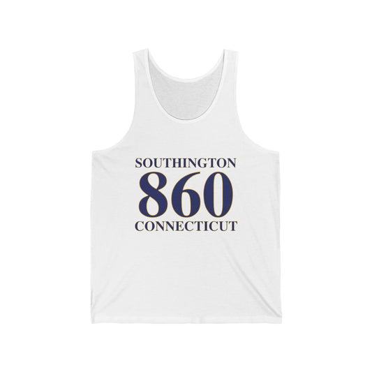 Southington 860 Connecticut Unisex Jersey Tank