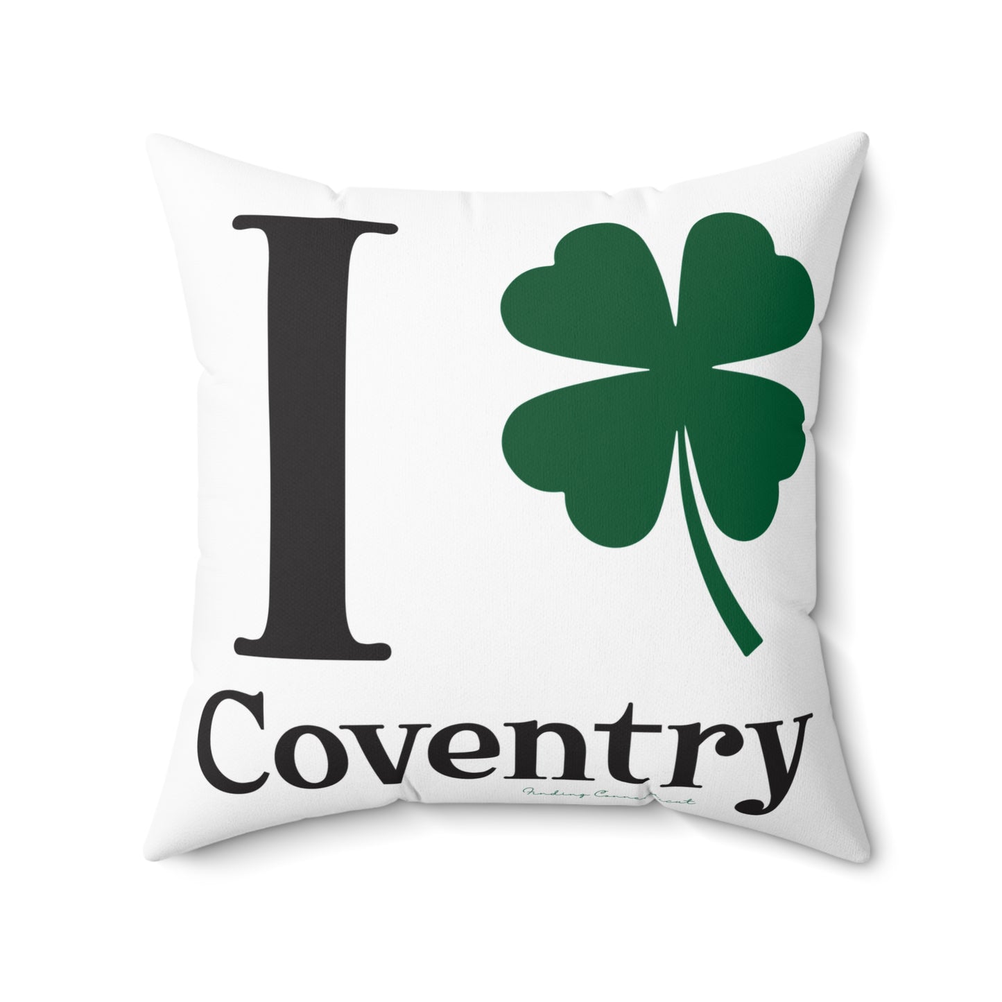 I Clover Coventry Spun Polyester Square Pillow