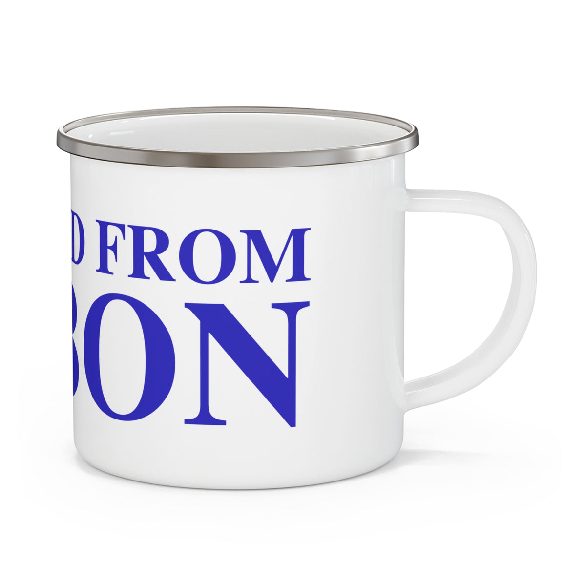 Just a kid from Lisbon  Enamel Camping Mug
