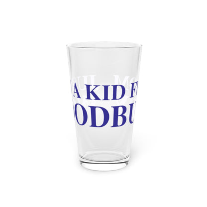 Just a kid from Woodbury Pint Glass, 16oz