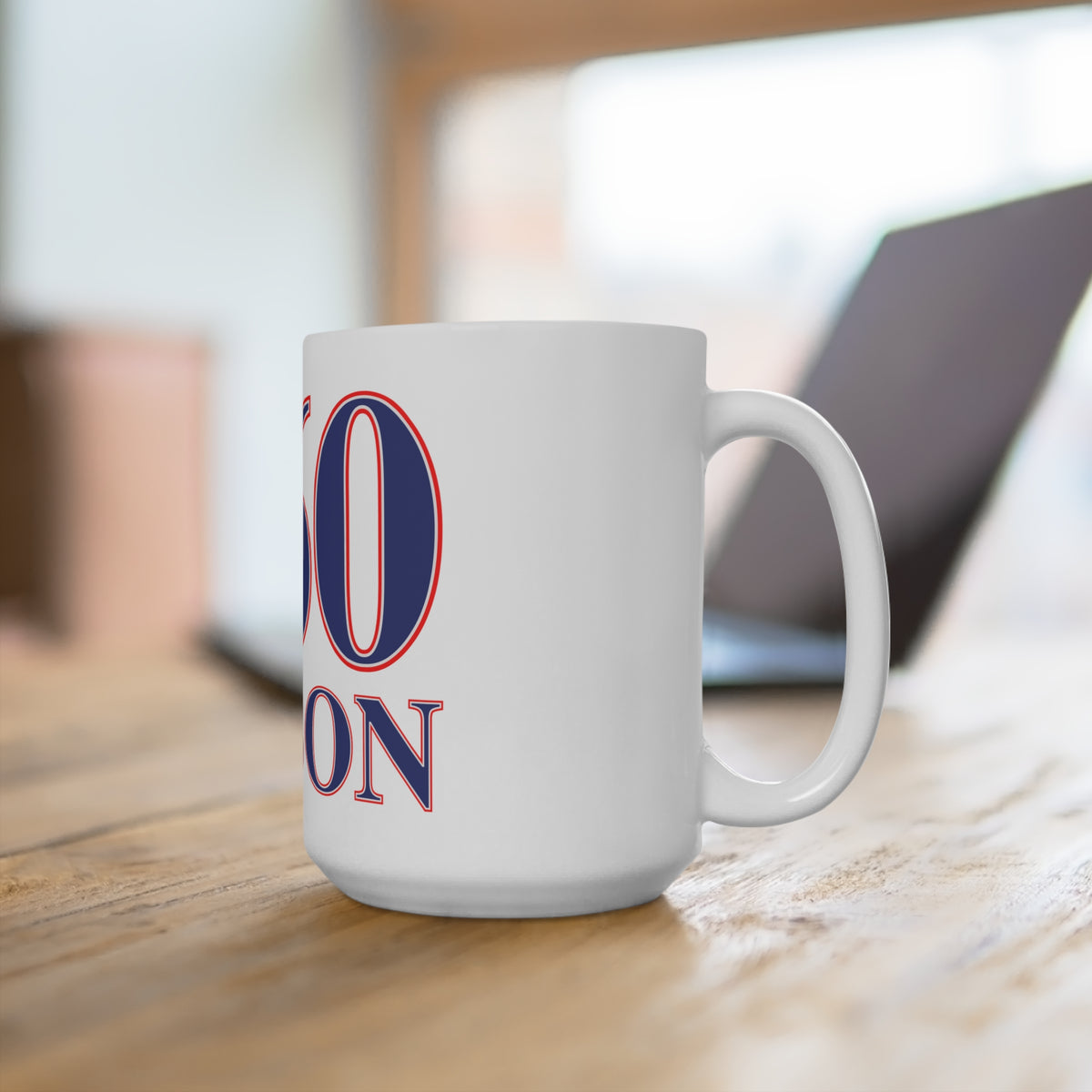 860 Lisbon Red, White & Blue Mug 15oz