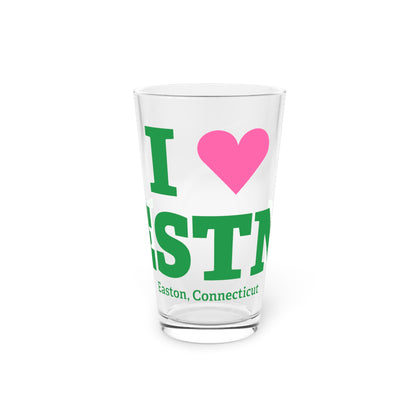 I Heart ESTN Pint Glass, 16oz