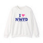 I Heart NWFD Unisex Heavy Blend™ Crewneck Sweatshirt