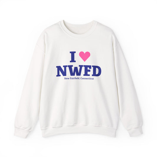 I Heart NWFD Unisex Heavy Blend™ Crewneck Sweatshirt