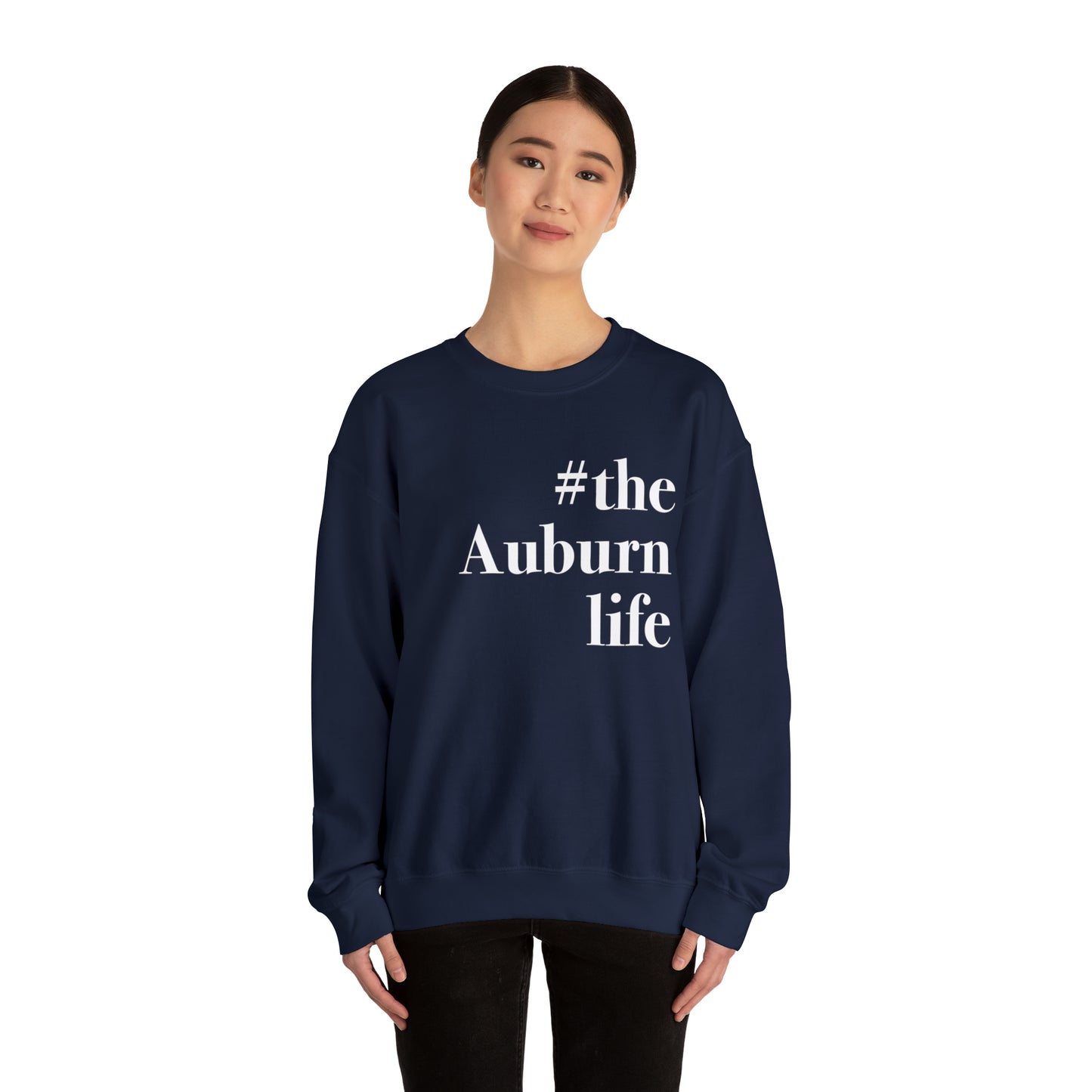 #theauburnlife Unisex Heavy Blend™ Crewneck Sweatshirt