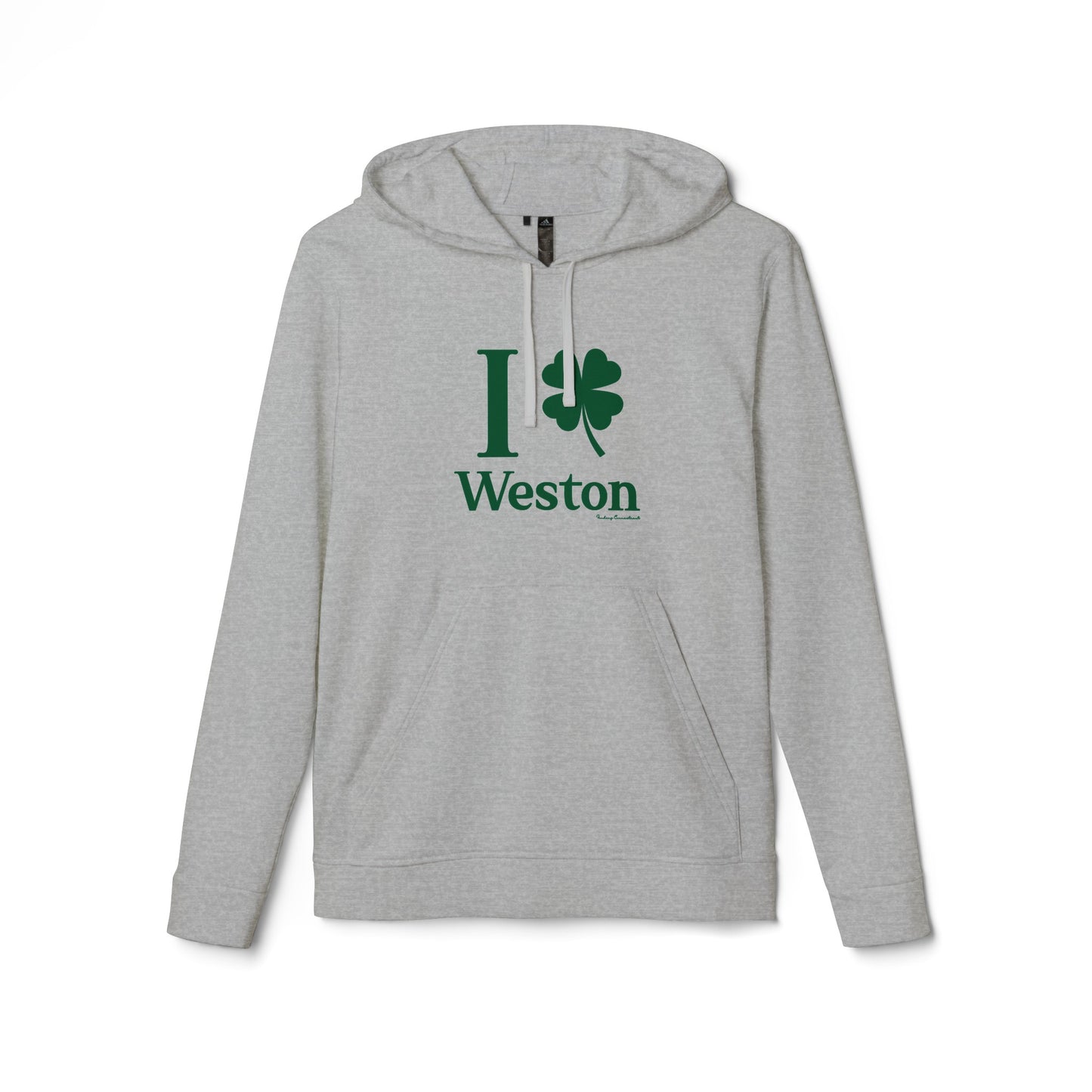 I Clover Weston (Green) adidas® Unisex Fleece Hoodie