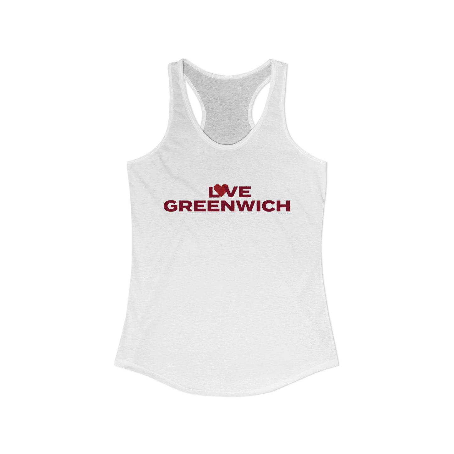 Love Greenwich Women's Ideal Racerback Tank Top