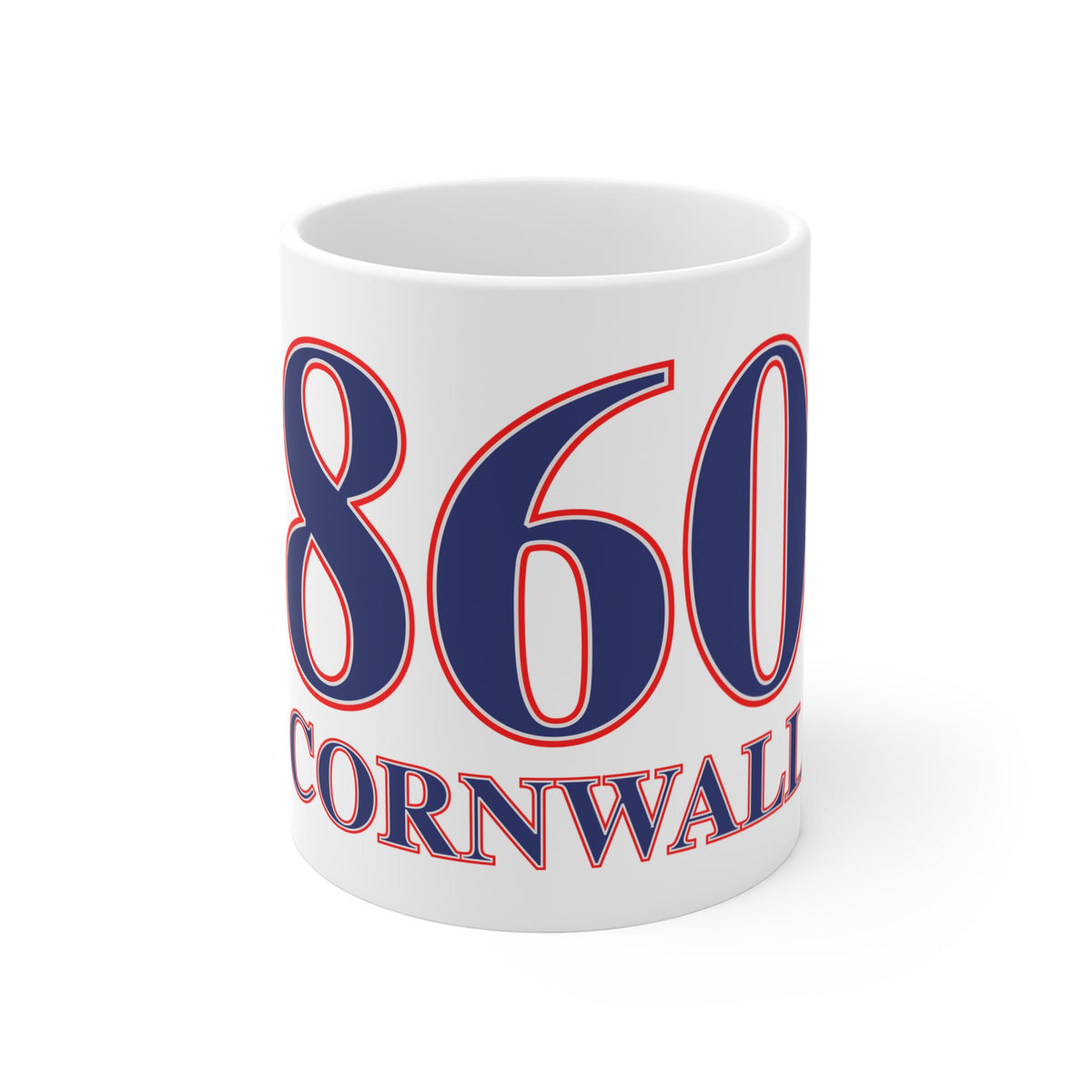 Cornwall Red, White & Blue Mug 11oz