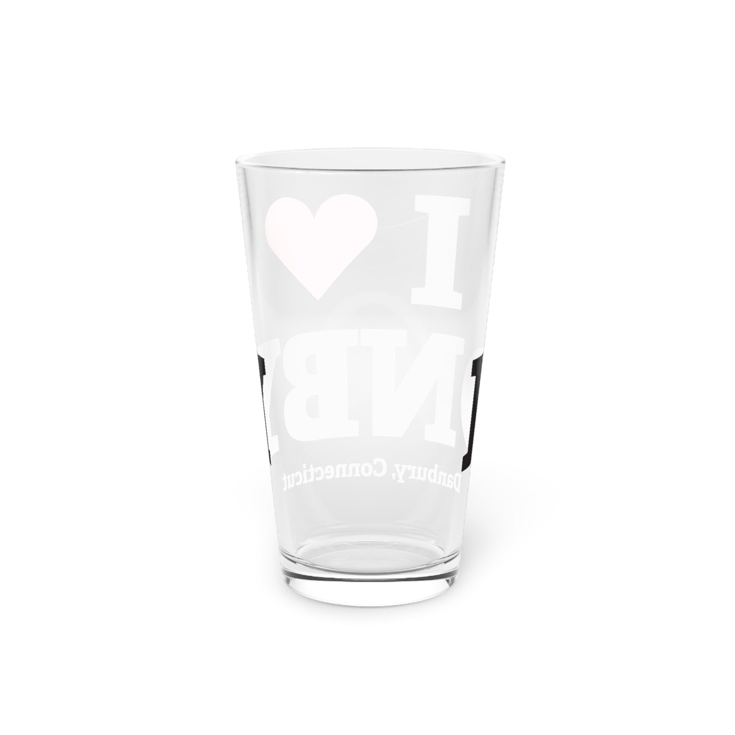 I Heart DNBY Pint Glass, 16oz