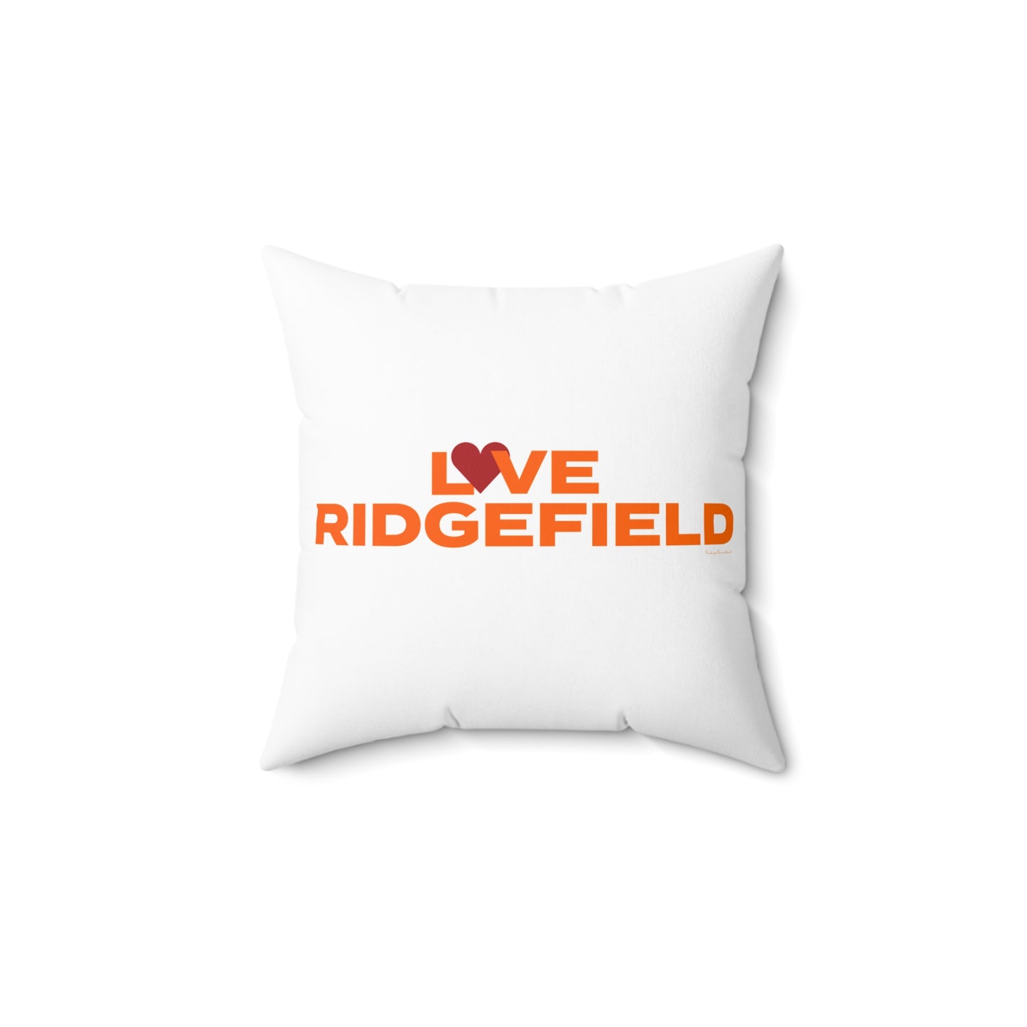Love Ridgefield Spun Polyester Square Pillow