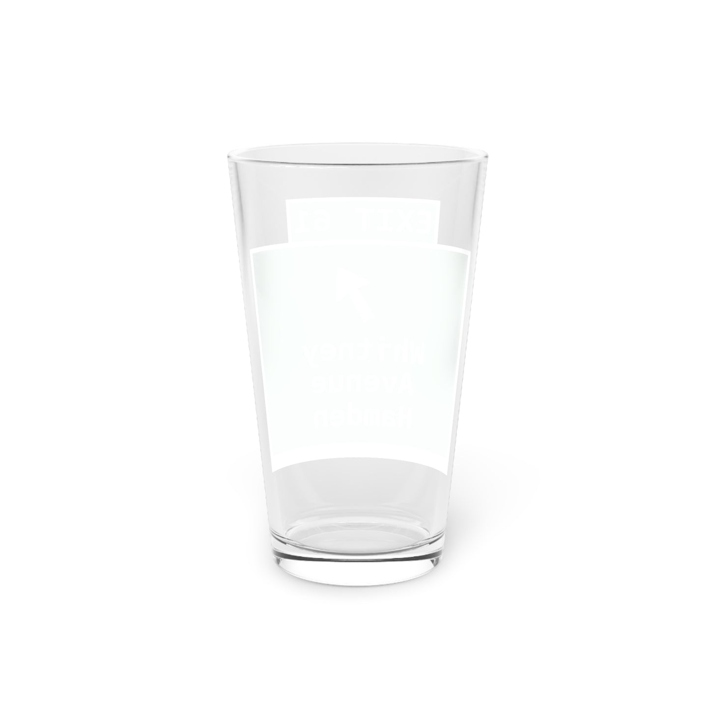 Vintage WCP Exit 61 Sign Pint Glass, 16oz