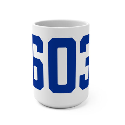 06033 Glastonbury Connecticut Zip Code Mug 15oz