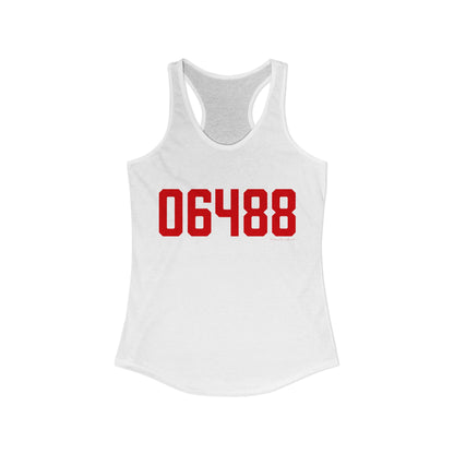 06488 Southbury Connecticut Zip Code Women's Ideal Racerback Tank Top