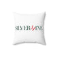 41 Tilt Silvermine Spun Polyester Square Pillow