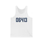 06413 Clinton Connecticut Zip Code Unisex Jersey Tank Top