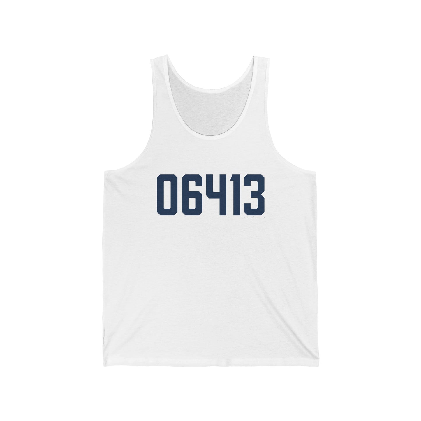 06413 Clinton Connecticut Zip Code Unisex Jersey Tank Top