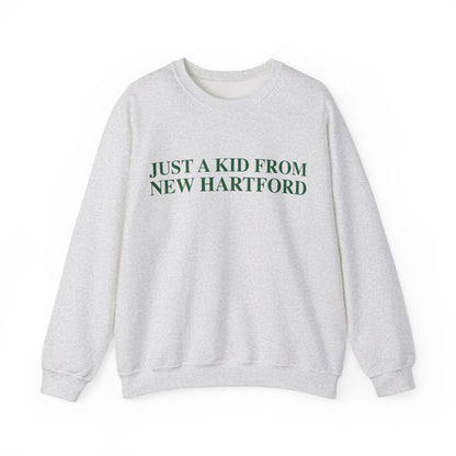 Just a kid from New Hartford Unisex Heavy Blend™ Crewneck Sweatshirt