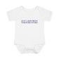 Just a kid from North Branford Infant Baby Rib Bodysuit