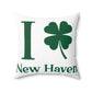 I Clover New Haven Spun Polyester Square Pillow
