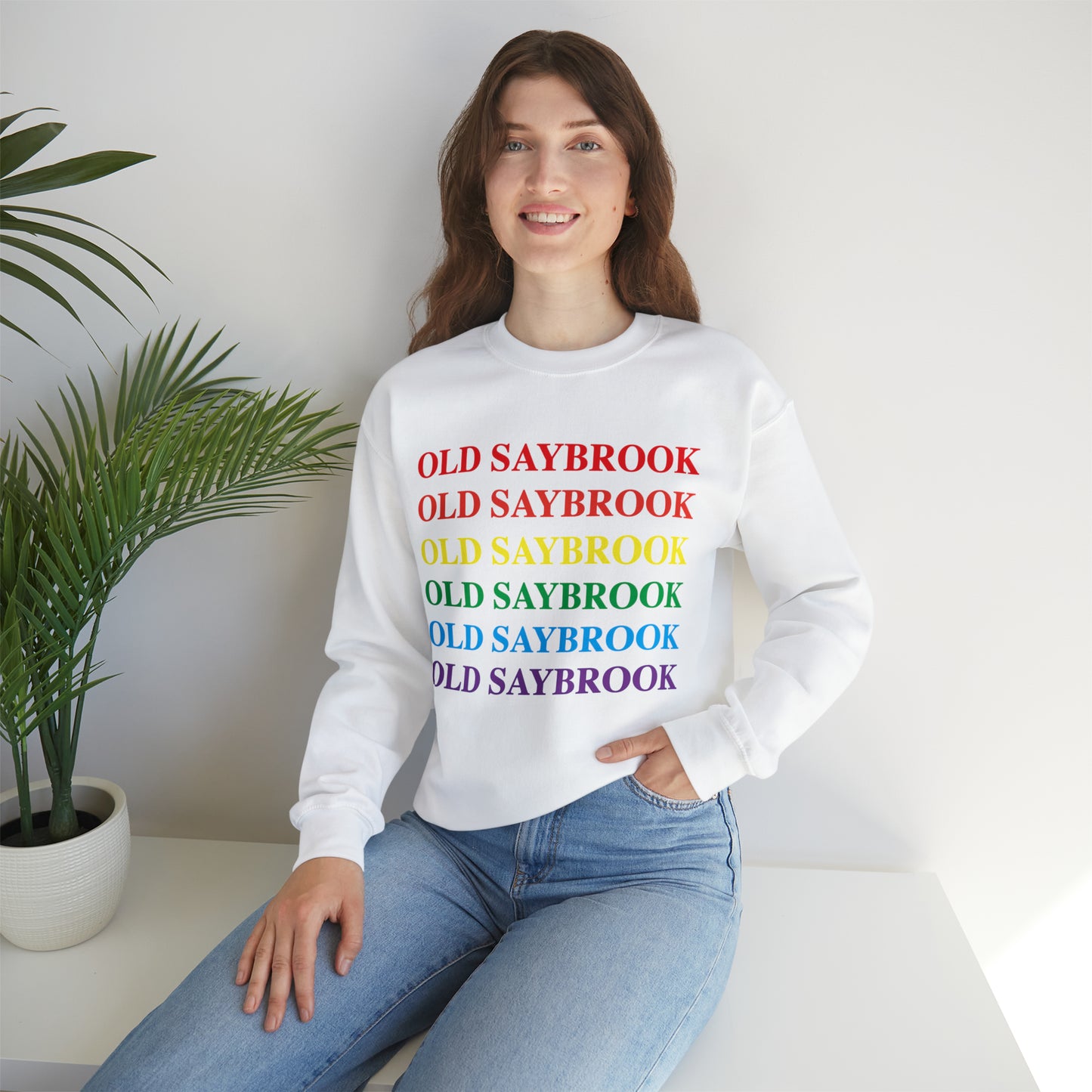 Old Saybrook Pride Unisex Heavy Blend™ Crewneck Sweatshirt