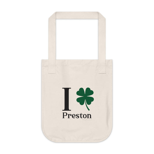I Clover Preston Organic Canvas Tote Bag