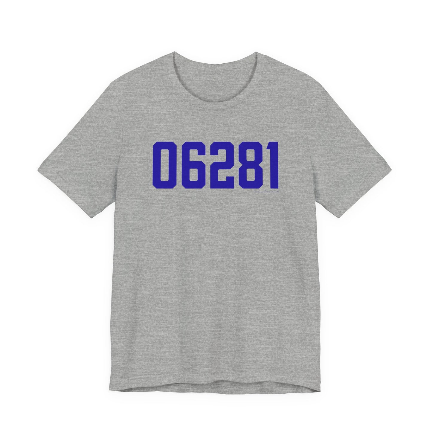 06281 Woodstock Connecticut Zip Code Unisex Jersey Short Sleeve T-Shirt