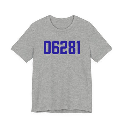 06281 Woodstock Connecticut Zip Code Unisex Jersey Short Sleeve T-Shirt