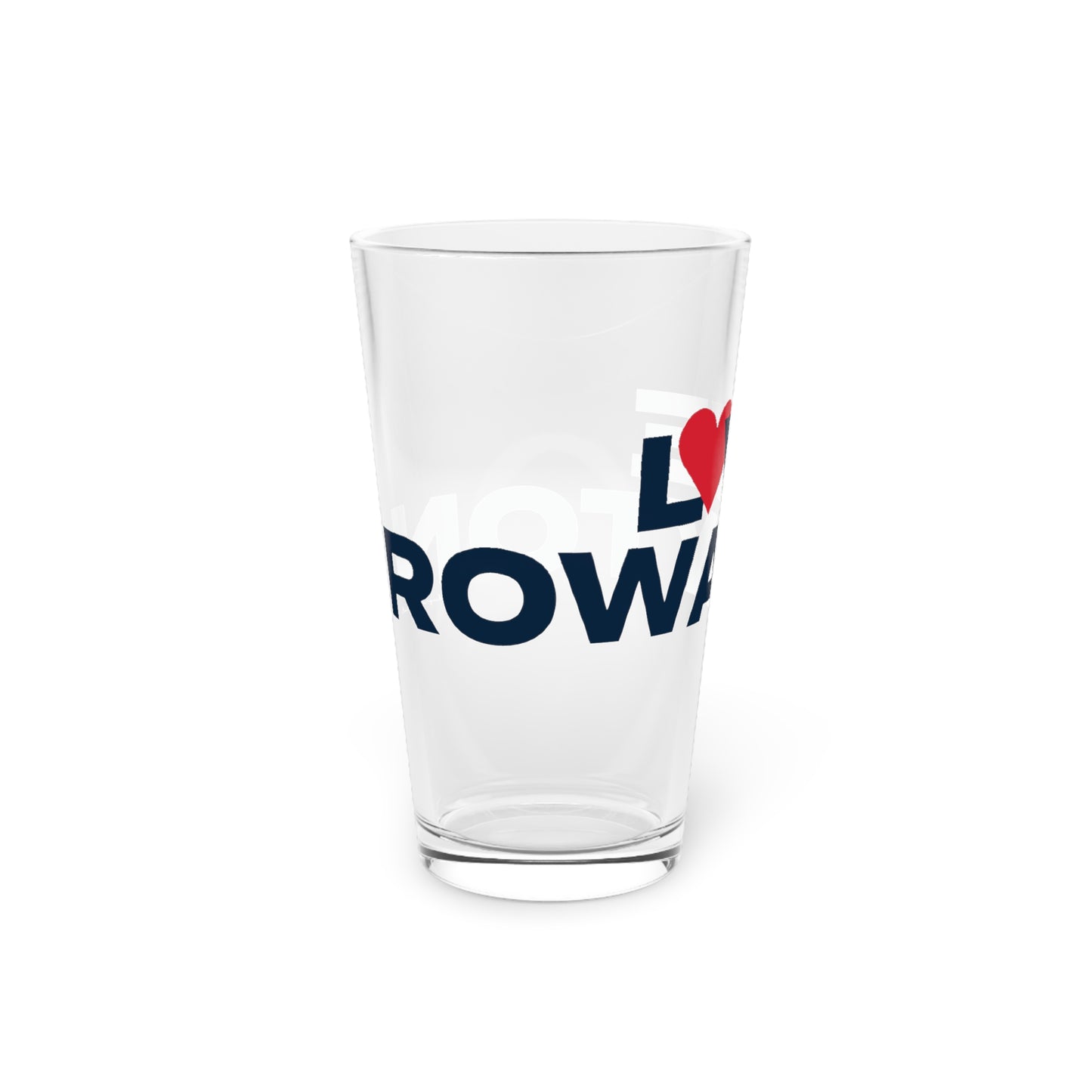 Love Rowayton Pint Glass, 16oz